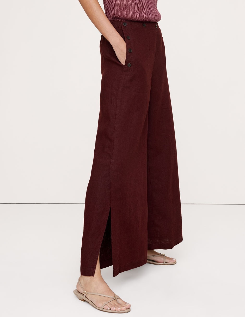 Pantalón relaxed wide leg para mujer 3