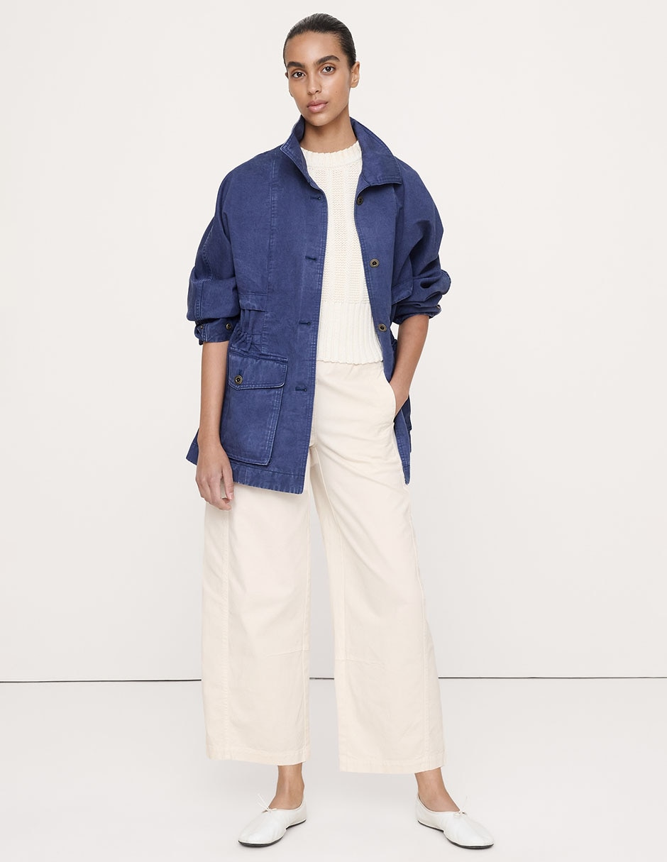 Pantalón relaxed wide leg para mujer