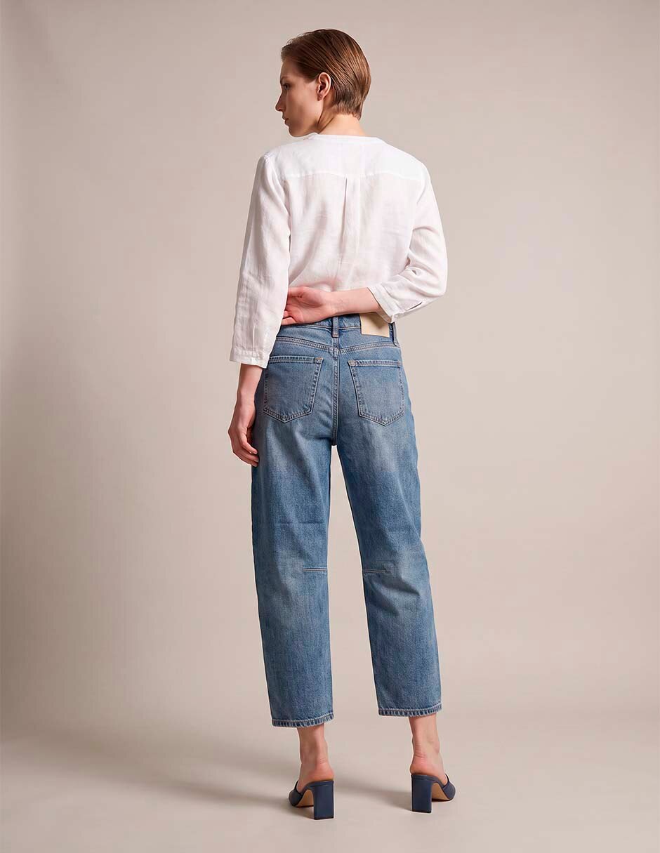 Jeans relaxed mom para mujer 2