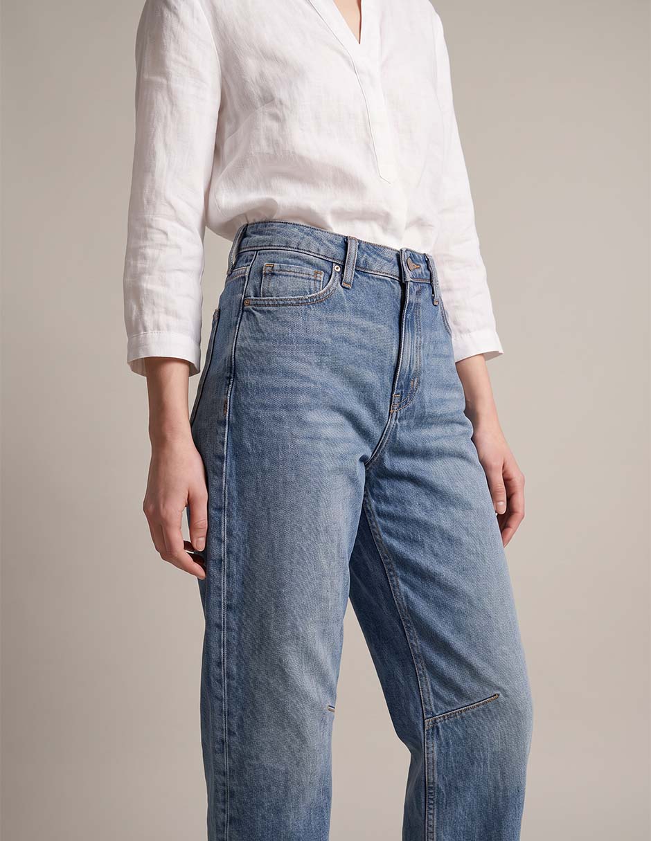 Jeans relaxed mom para mujer 5