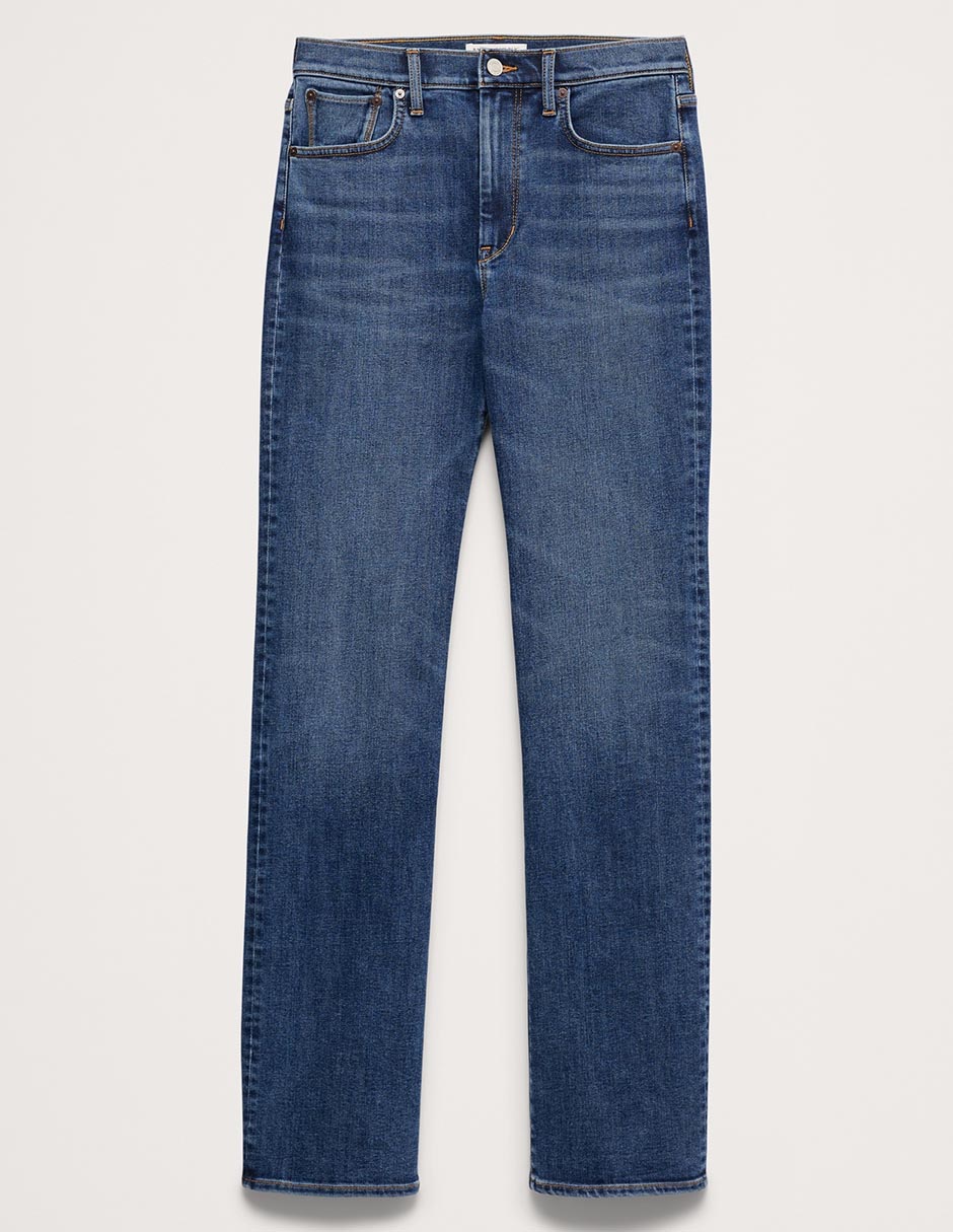 Jeans slim corte cintura para mujer 5