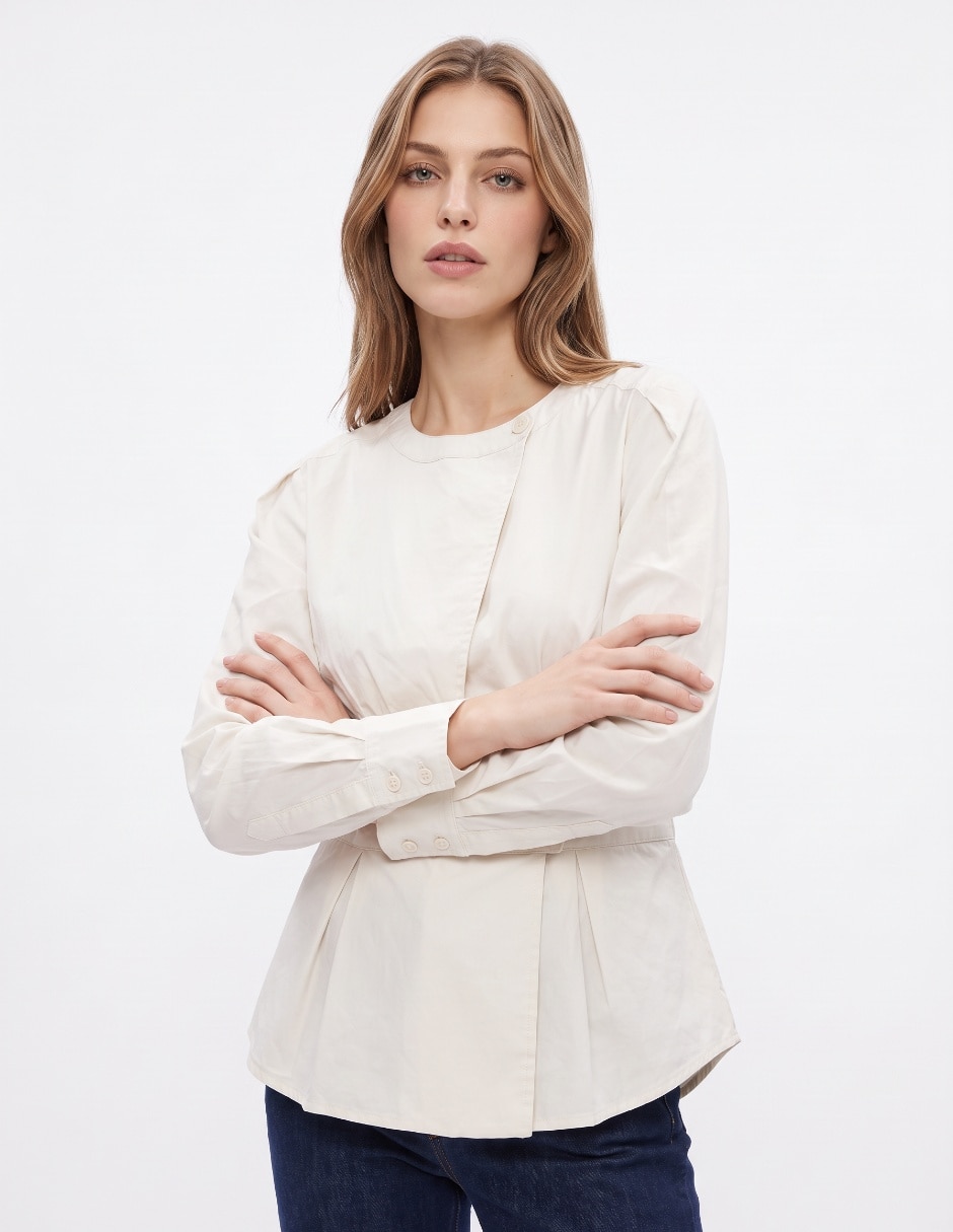 Blusa manga larga para mujer 3