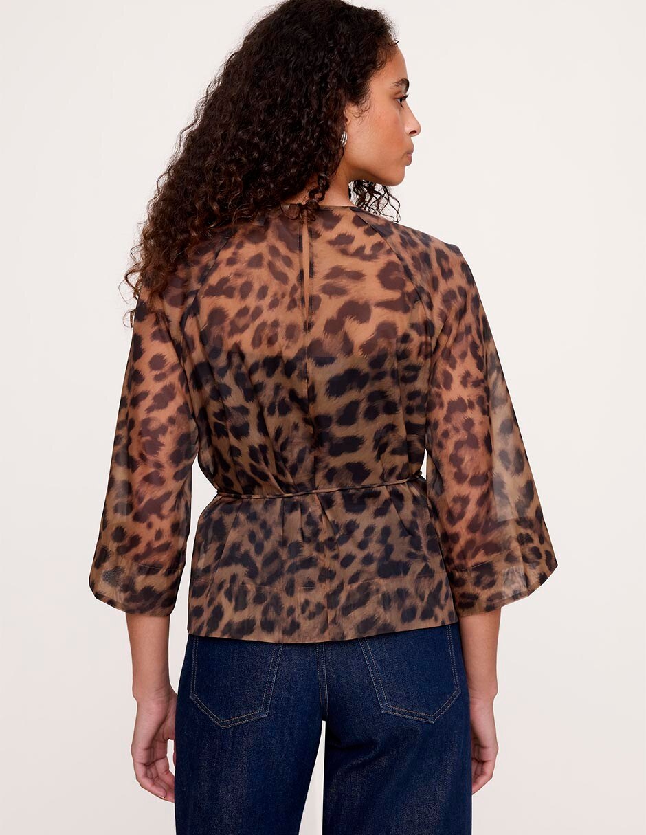 Blusa manga 3/4 para mujer 2