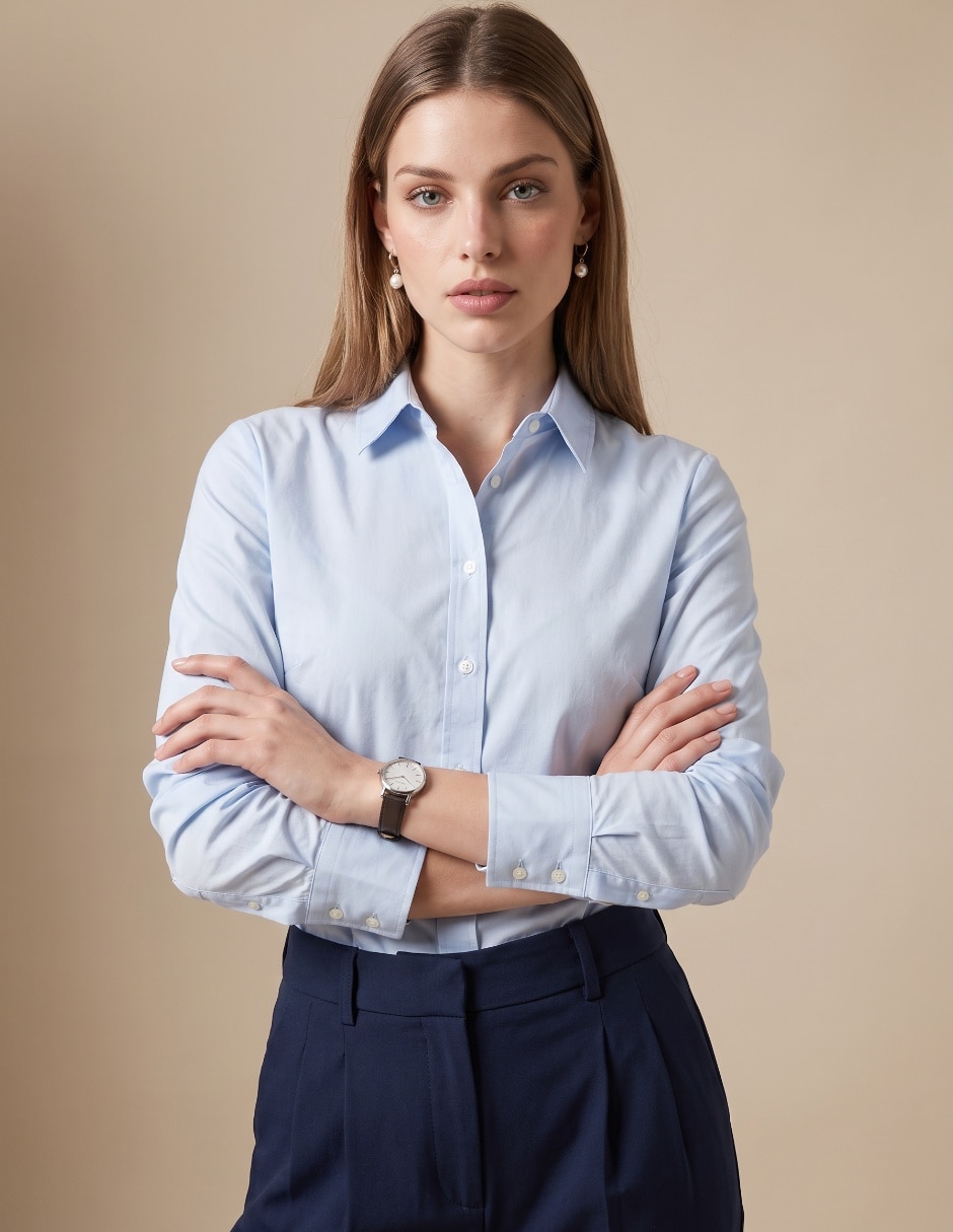 Camisa manga larga para mujer 4