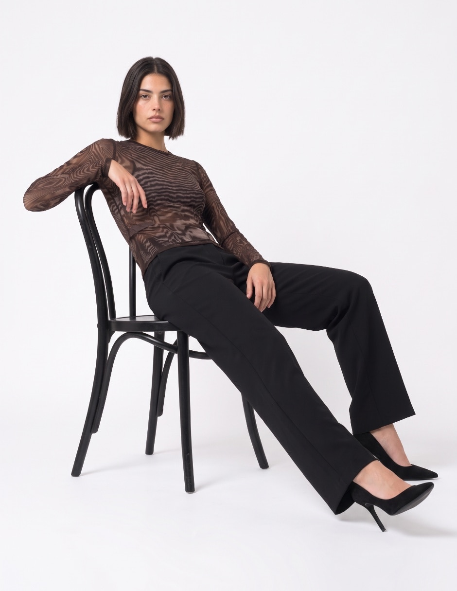 Blusa manga larga para mujer 4