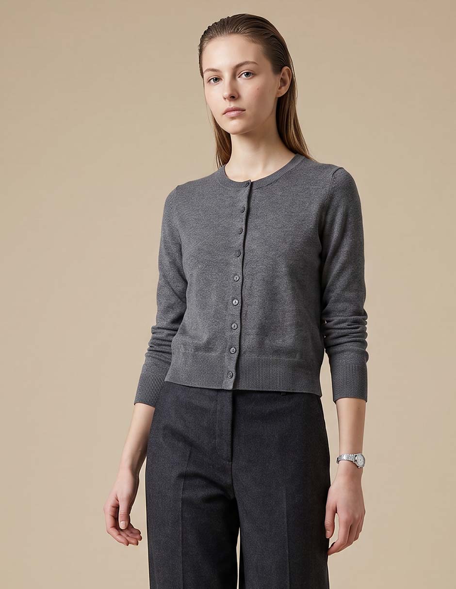 Suéter cuello redondo para mujer Suéter cuello redondo para mujer