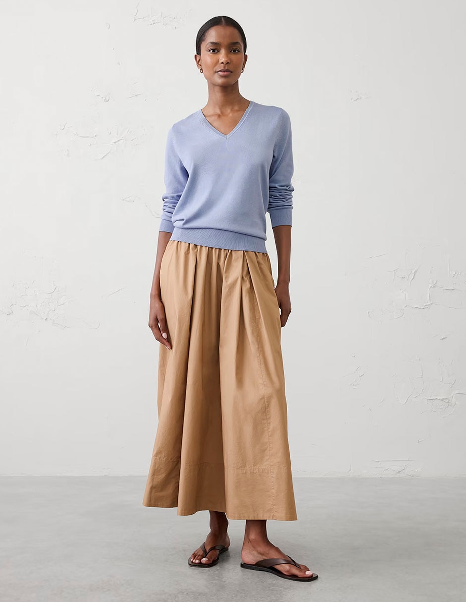 Suéter cuello redondo para mujer