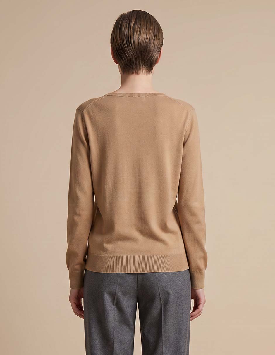 Suéter cuello redondo para mujer 3