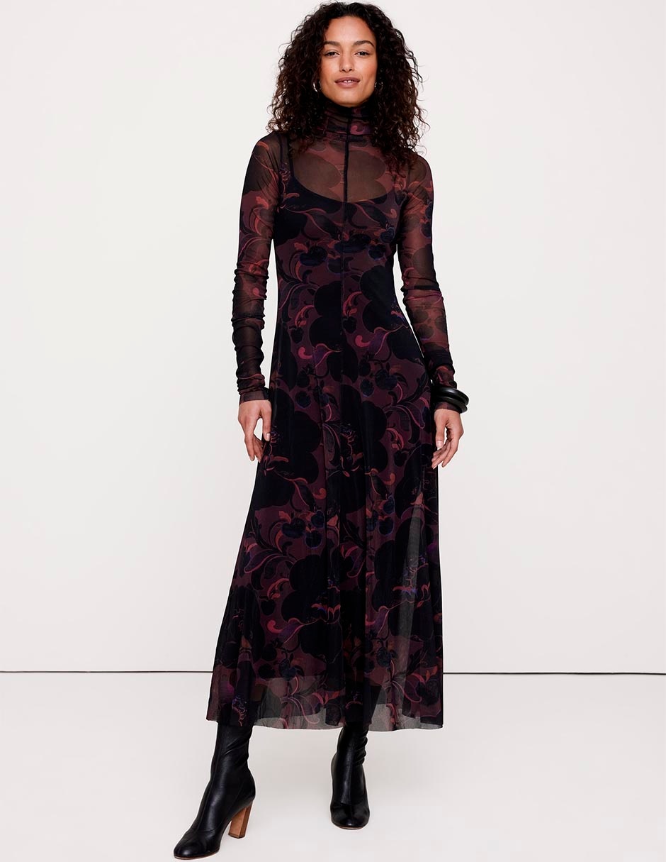 Vestido largo casual para mujer