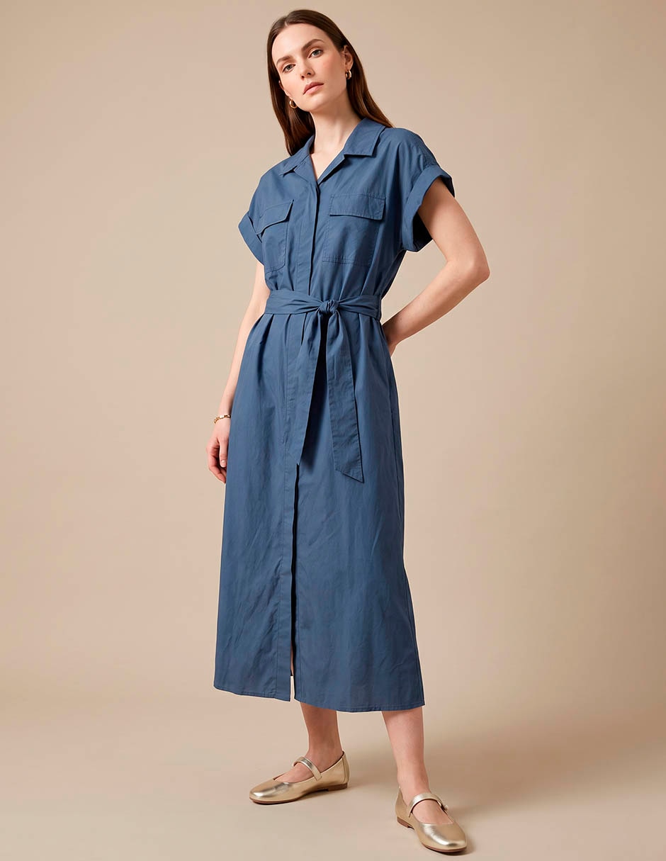 Vestido midi casual para mujer Vestido midi casual para mujer