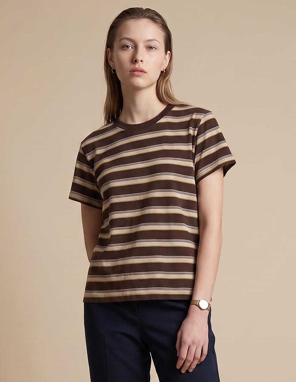Playera manga corta cuello redondo para mujer Playera manga corta cuello redondo para mujer