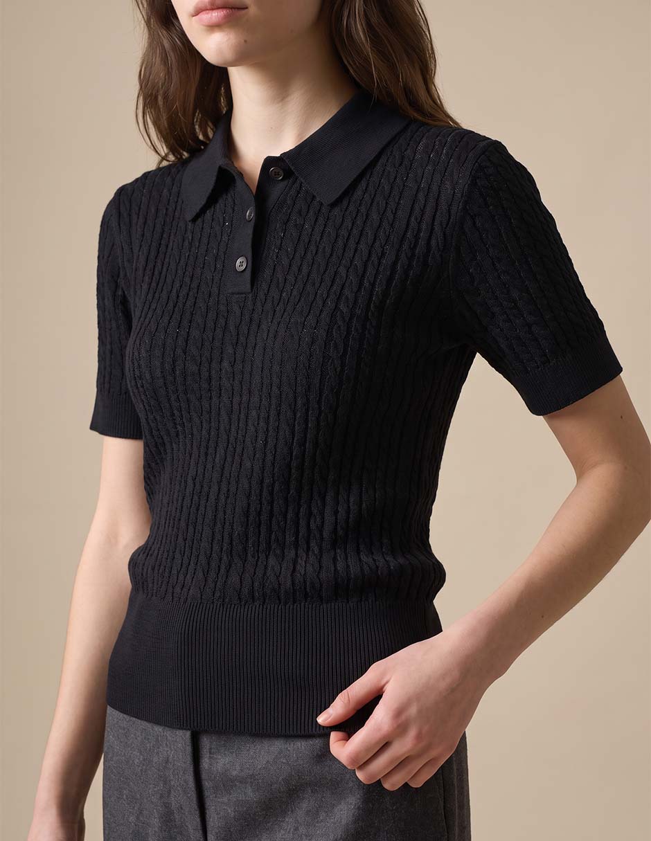 Suéter cuello redondo para mujer 2