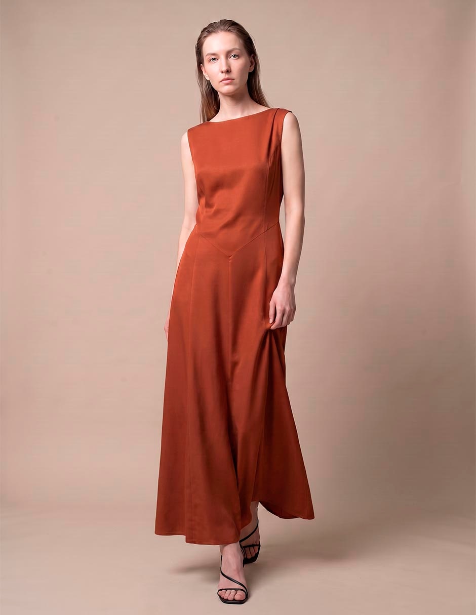 Vestido largo casual para mujer 3