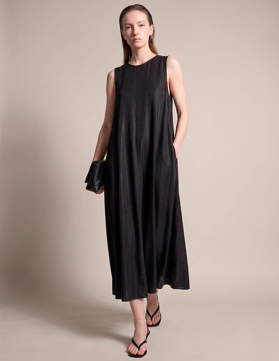 Vestido largo casual para mujer 4