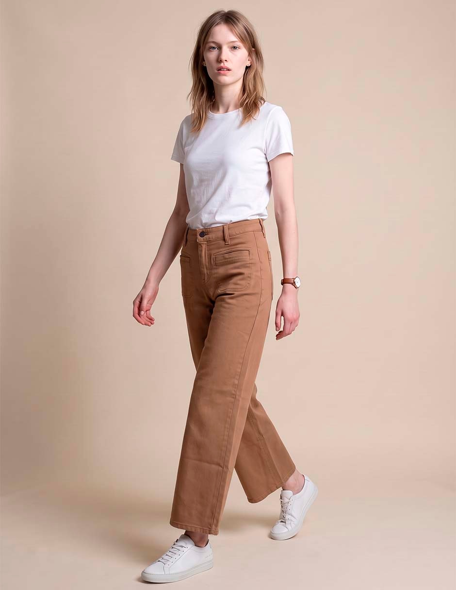 Jeans wide leg para mujer 4