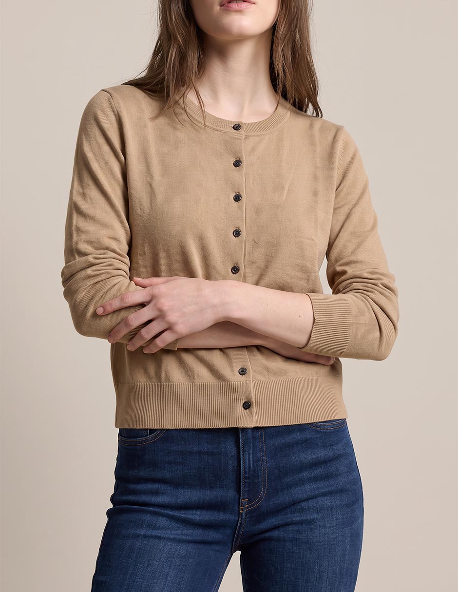 Suéter cuello redondo para mujer 6