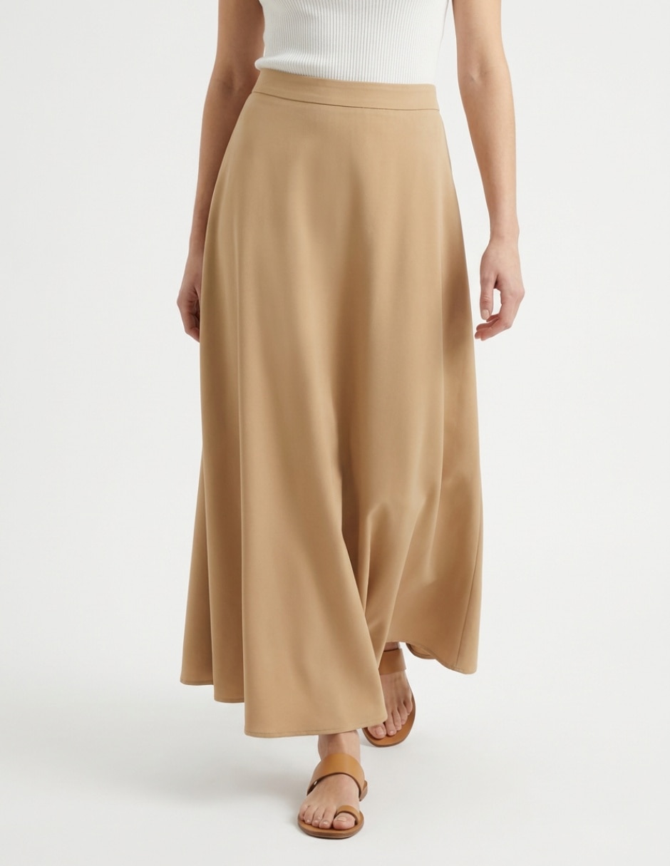 Falda maxi