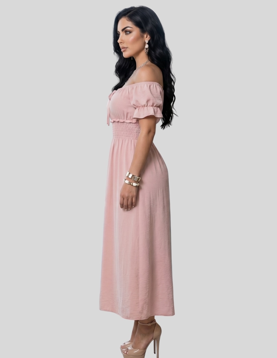 Vestido largo casual Malabis para mujer