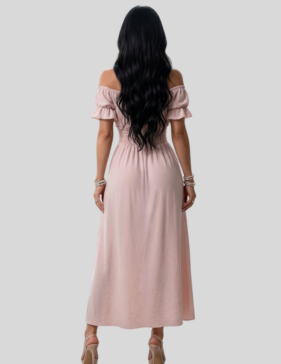 Vestido largo casual Malabis para mujer