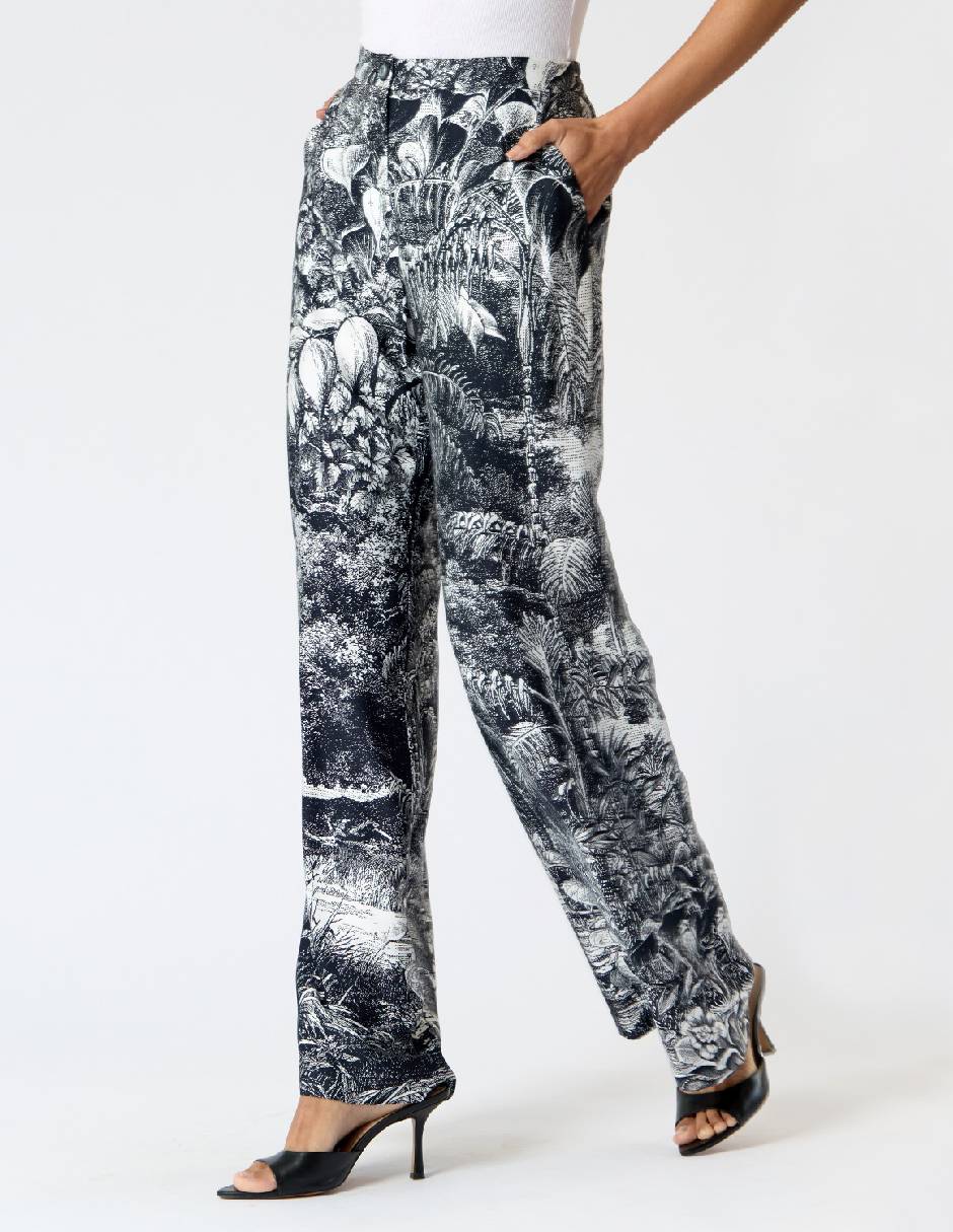 Pantalón regular regular para mujer